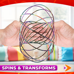 DIMROM Flow Ring Spinner compact portable design for on-the-go fun.
