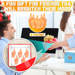 DIMROM fake finger prop enhances casual games with lighthearted humor