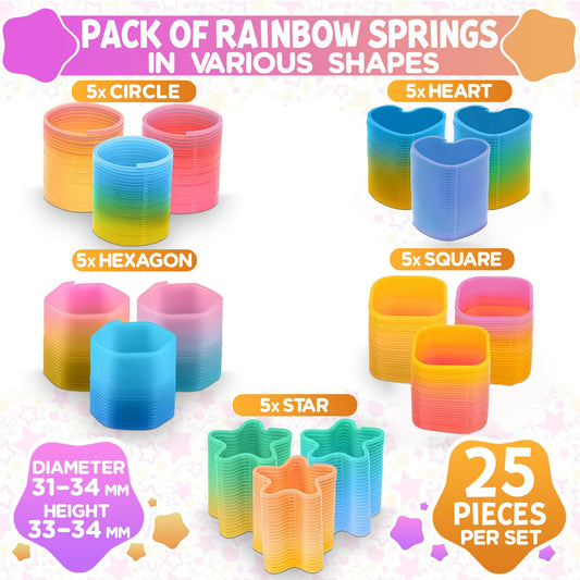 DIMROM mixed shapes geometric coils for colorful desk accents and creative display.