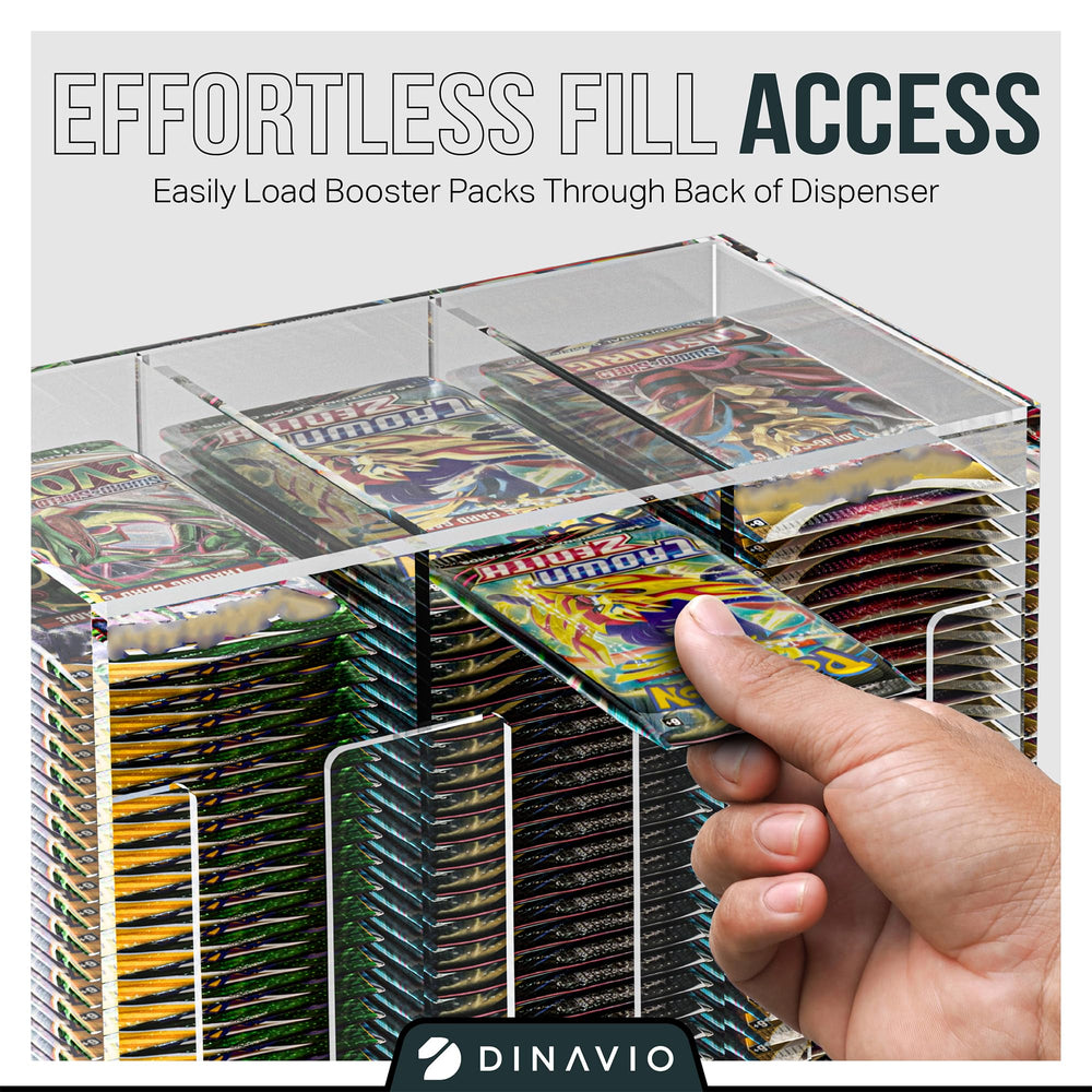 Dinavio Crafthouse crystal-clear acrylic reveals boosters during display