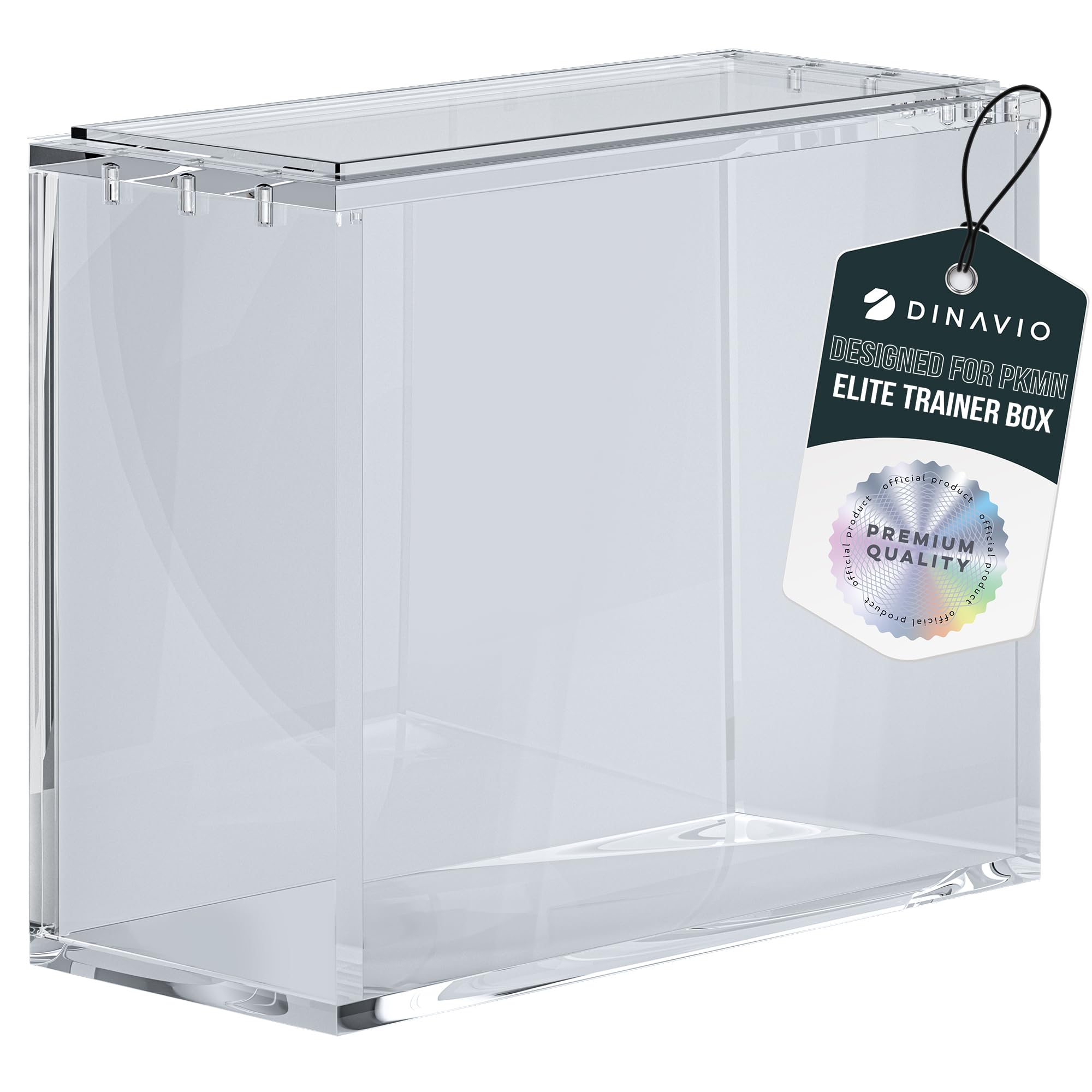 Dinavio Crafthouse ETB case with stackable lid for secure showcasing