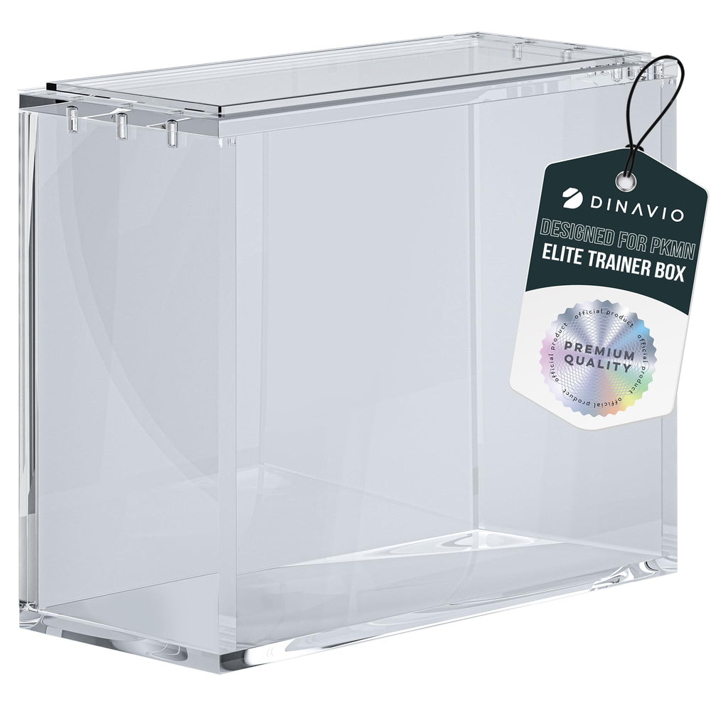 Dinavio Crafthouse ETB case with stackable lid for secure showcasing