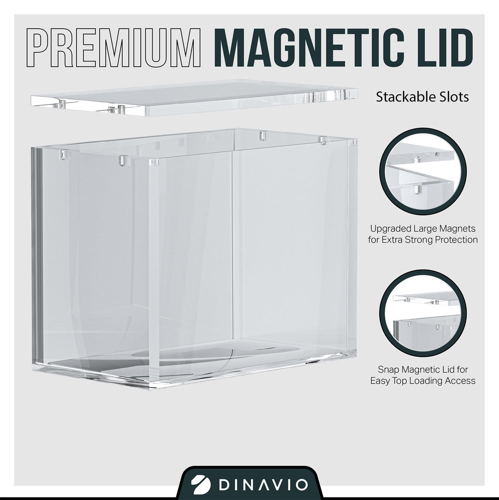 Dinavio Crafthouse PKMN booster box case crystal clear visibility showcases your collection.