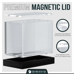 Dinavio Crafthouse PKMN Booster Box Case crystal-clear visibility highlights colors.