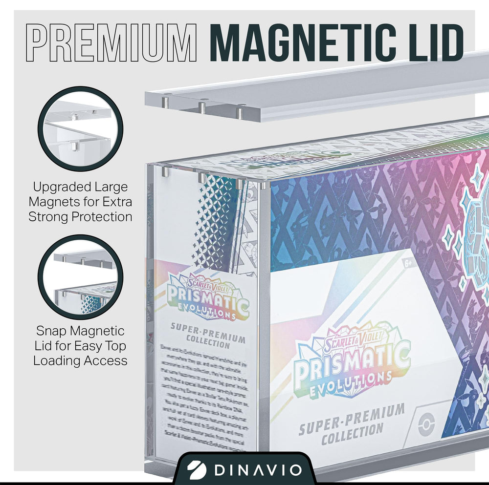 Dinavio Crafthouse Prismatic Evolutions case uses eight 5mm-thick acrylic panels for sturdy protection.