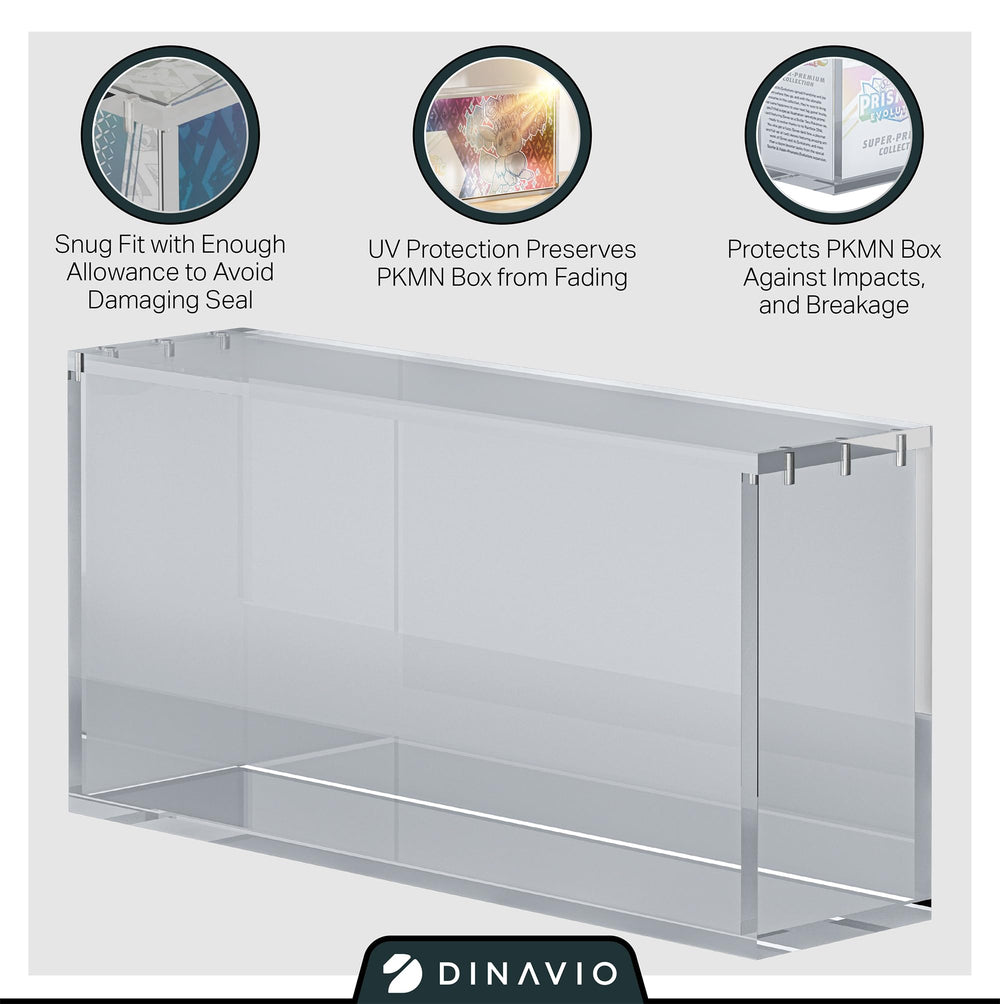 Dinavio Crafthouse Prismatic Evolutions case; snug internal dimensions ensure a gap-free fit.