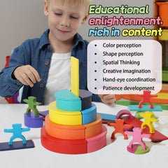 Dinhon wooden dolls add playful storytelling to open-ended adventures.