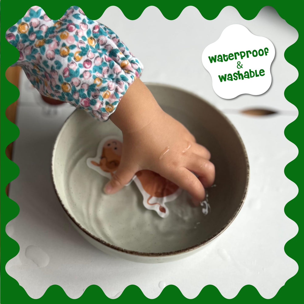 DINO MINI seven-scene activity pages featuring playful dinosaur illustrations.