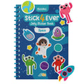 DINO MINI Stick4Ever jelly sticker book cover in space theme for portable travel fun.