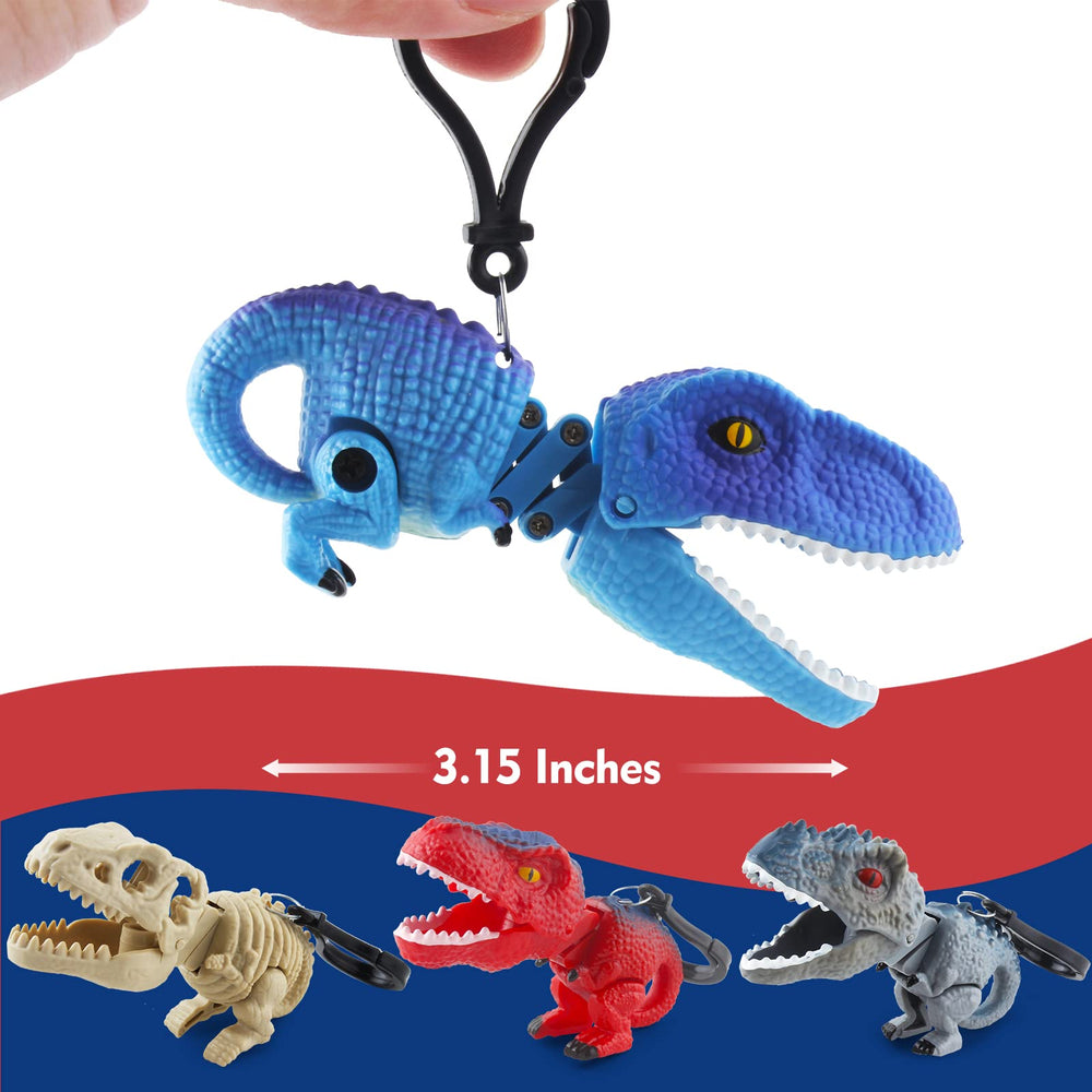 DINOBROS mini dino chompers, 3-15 inch, easy for kids to hold