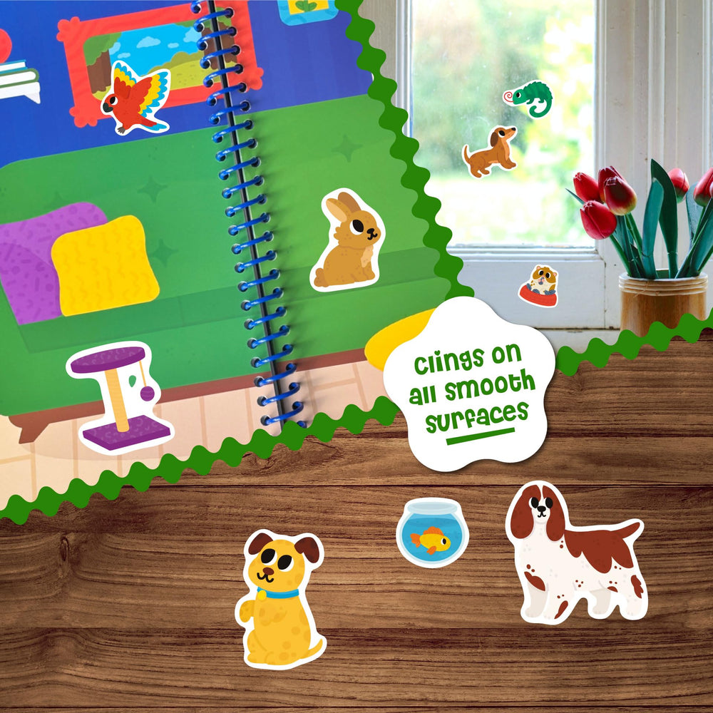 Dino Mini Stick4Ever Waterproof stickers easy to clean after adventures.