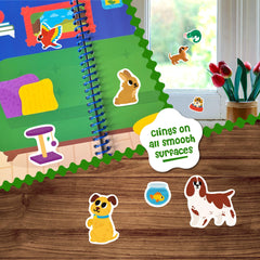 Dino Mini Stick4Ever Waterproof stickers easy to clean after adventures.
