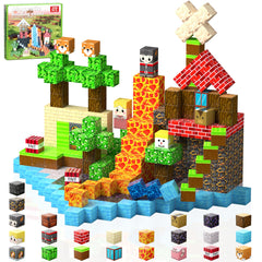 Dinosaur Pillow 200pcs building blocks for creative play and spatial skills.