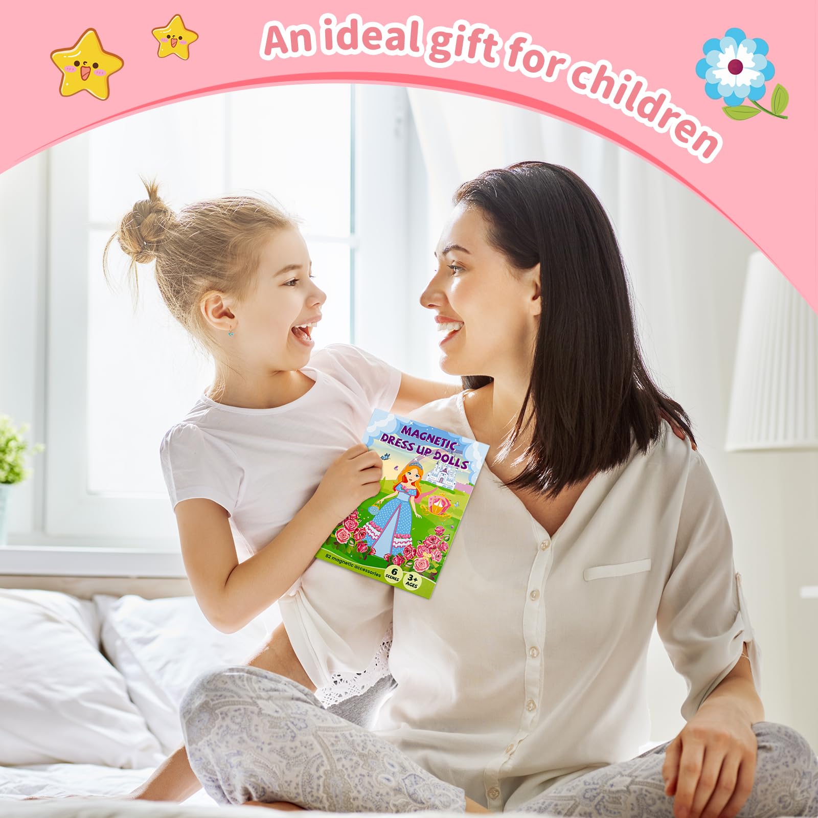 DINSUMRUG princess, mermaid, fairy, and ballerina figures boost creativity.
