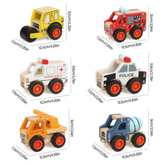 DIPALENT wooden road roller helps toddlers explore heavy machinery through safe tactile play.