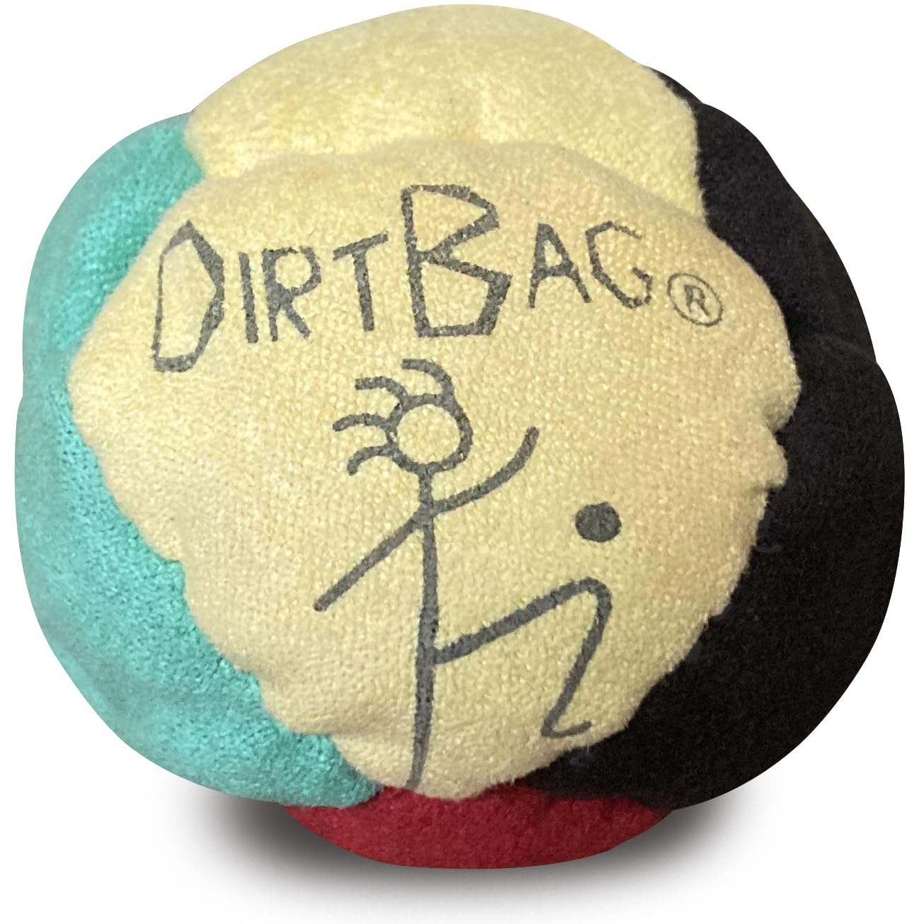 DIRTBAG colorful footbags in Red, Rasta, and Blue for vibrant training sessions.