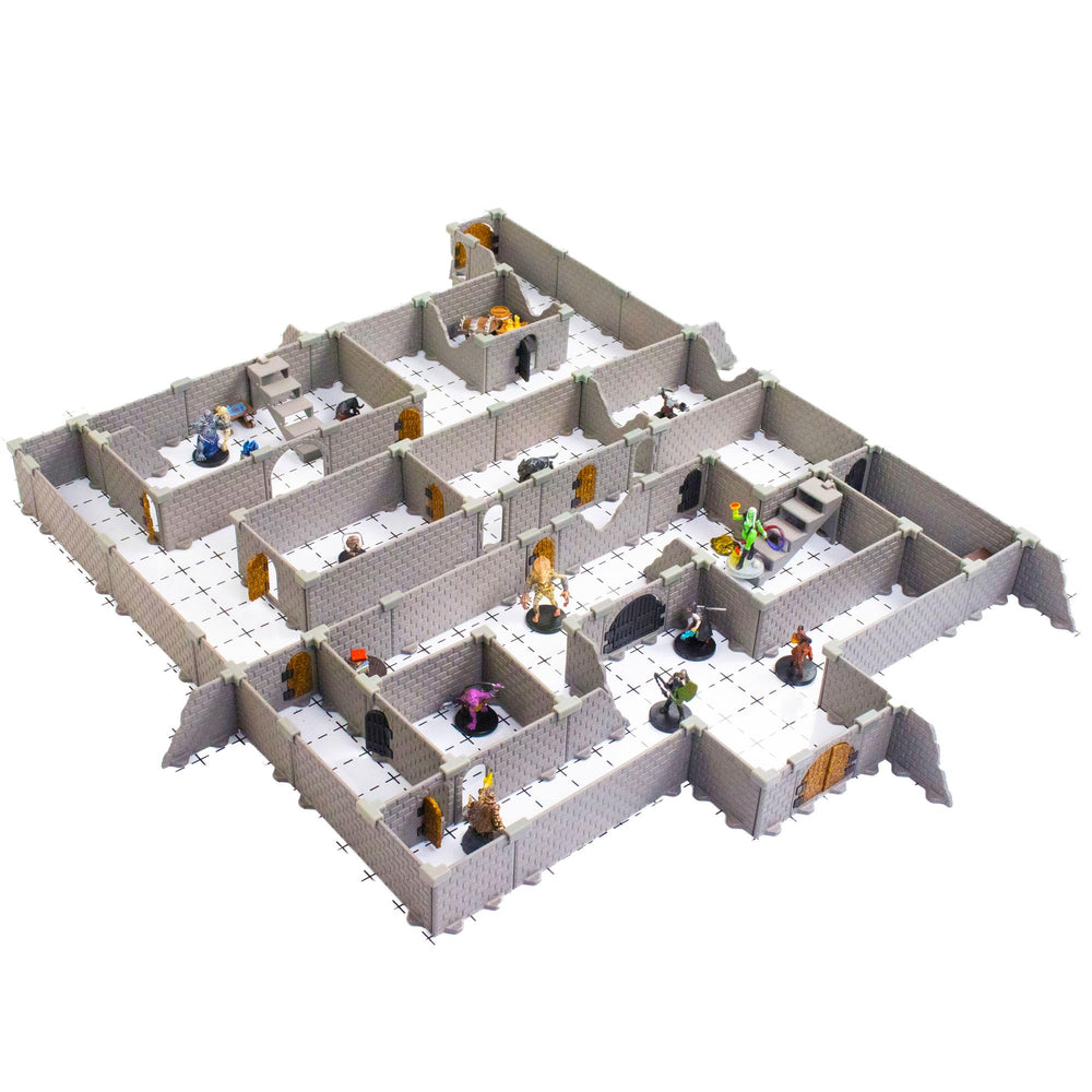 Dirt Cheap Dungeons Rogue Dungeon Set wall piece for flexible modular layouts.