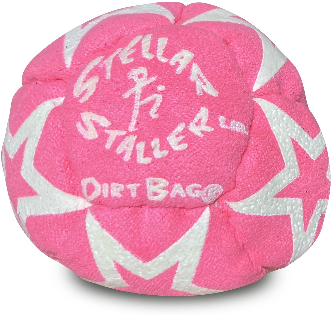Dirtbag signature carry bag with footbags enables easy transport.