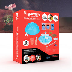 Discovery DIY Unboxed creativity habitat ready for home science projects.
