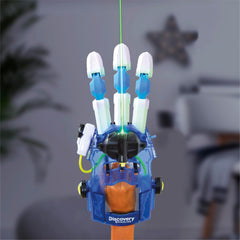 Discovery Kids bionic hand hydraulics and pulleys demonstrate mechanical principles