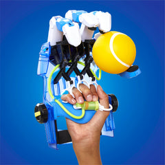 Discovery Kids bionic hand parts layout for quick building reference