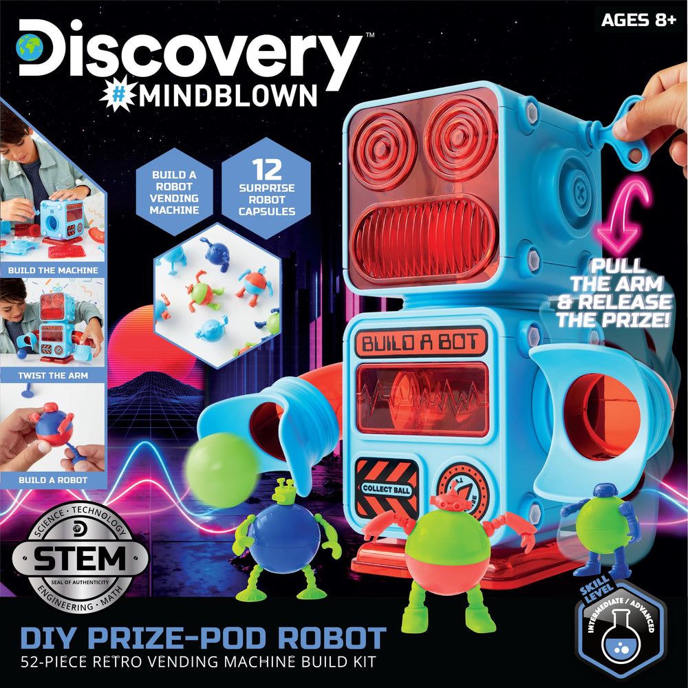 Discovery Prize-Pod Capsules ready to dispense surprises and fun