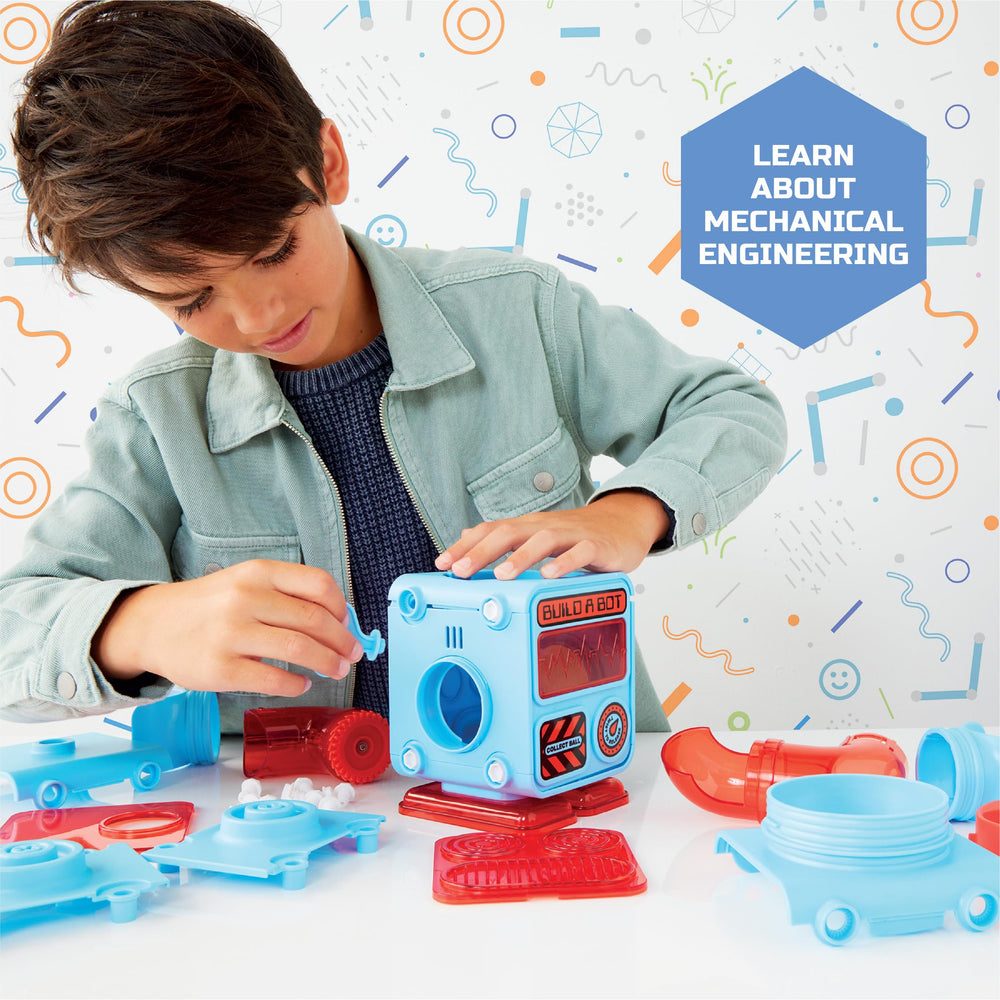 Discovery Prize-Pod robot assembly steps guide problem-solving for kids
