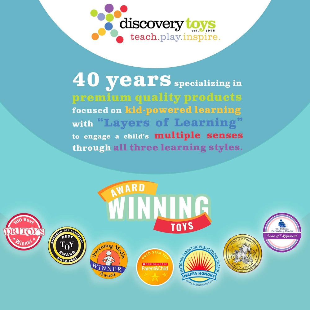 Discovery Toys Marbleworks safe materials reassure parents during play.