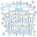 Disfuco Baby Shower Bingo cards 24-pack with clear, readable printing.