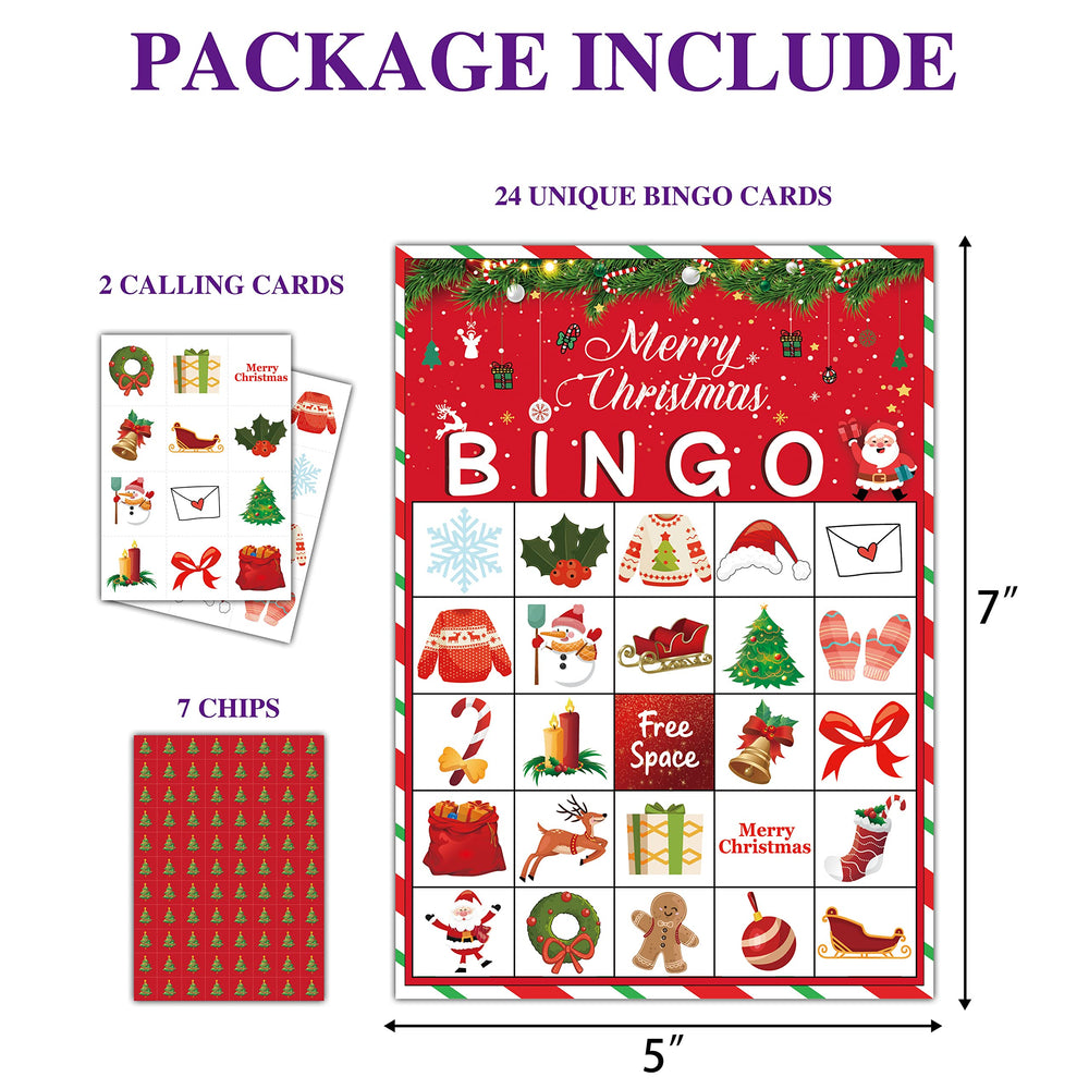 Disfuco Christmas bingo chips, reliable game pieces for smooth caller rounds.