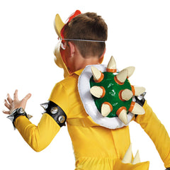 Disguise Bowser costume for kids sleeve detail completes Bowser vibe.