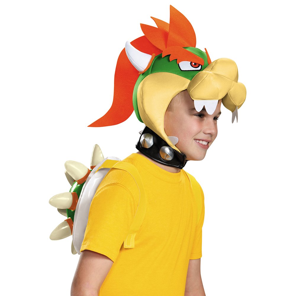 Disguise Bowser Kit inflatable shell for kids, quick costume boost for playtime.