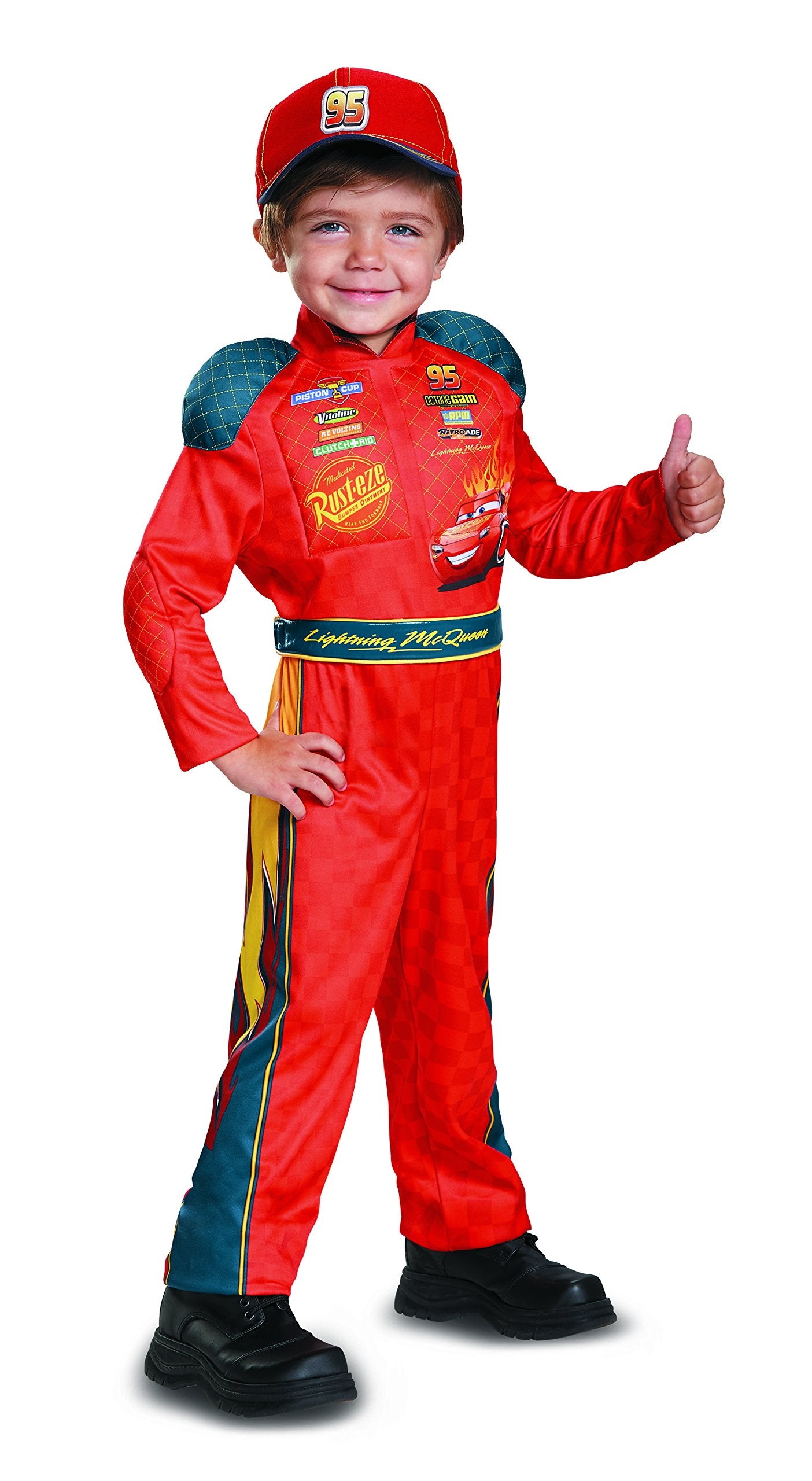 Disguise Cars 3 Lightning McQueen jumpsuit for playful dress-up