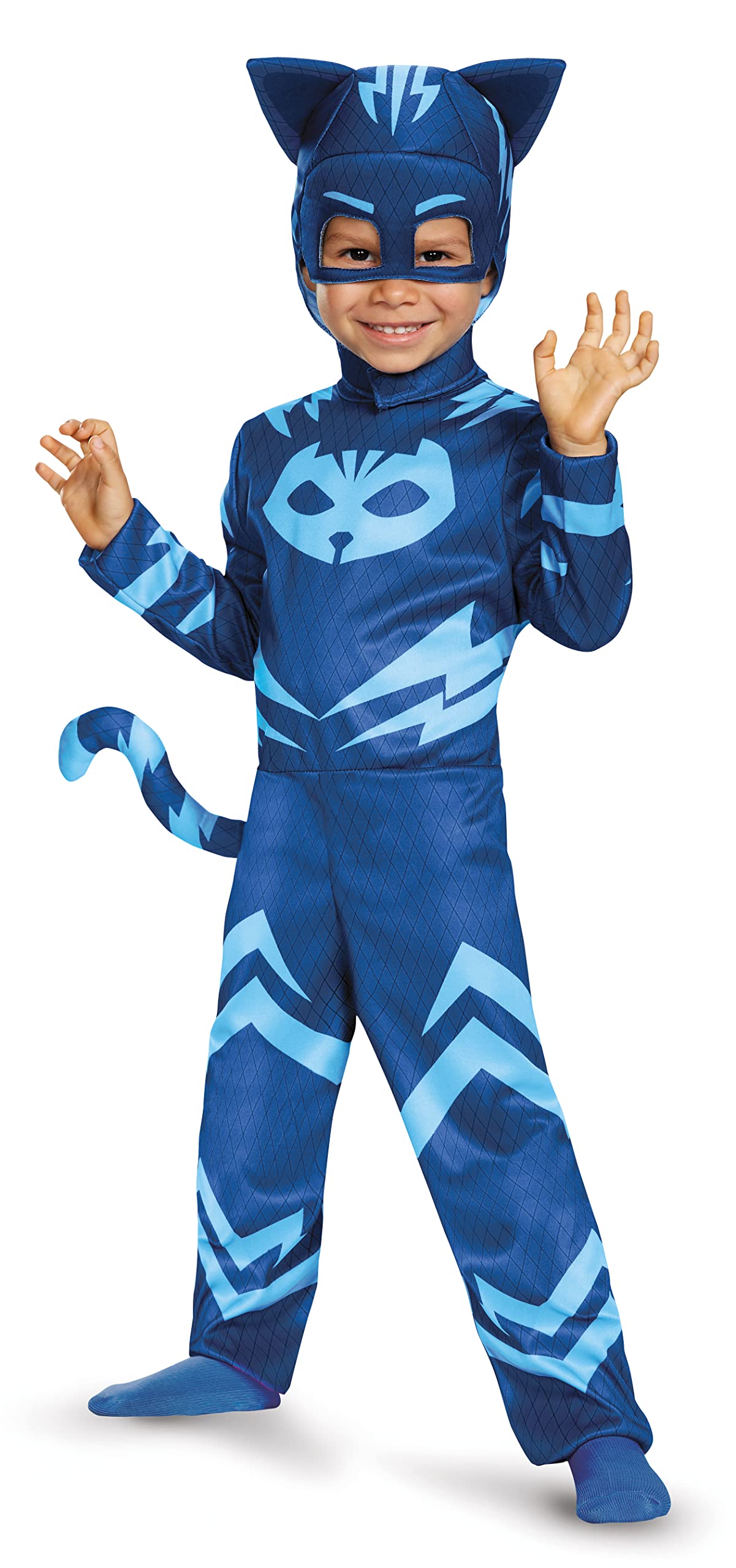 Disguise Catboy jumpsuit 2T front view for heroic playtime adventures