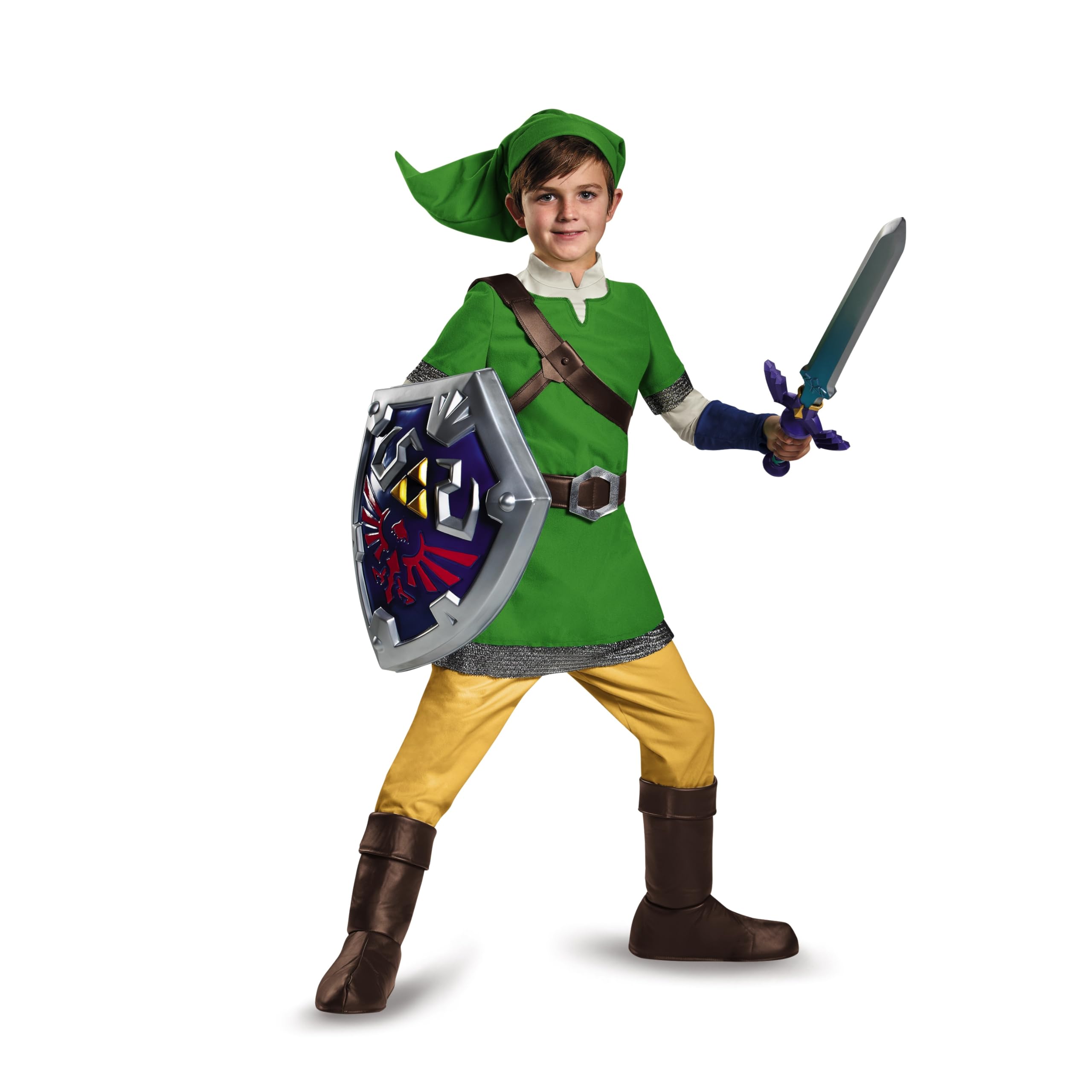 Disguise Deluxe Kid's Zelda Link tunic for authentic cosplay adventures