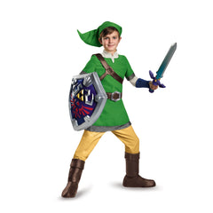 Disguise Deluxe Kid's Zelda Link tunic for authentic cosplay adventures