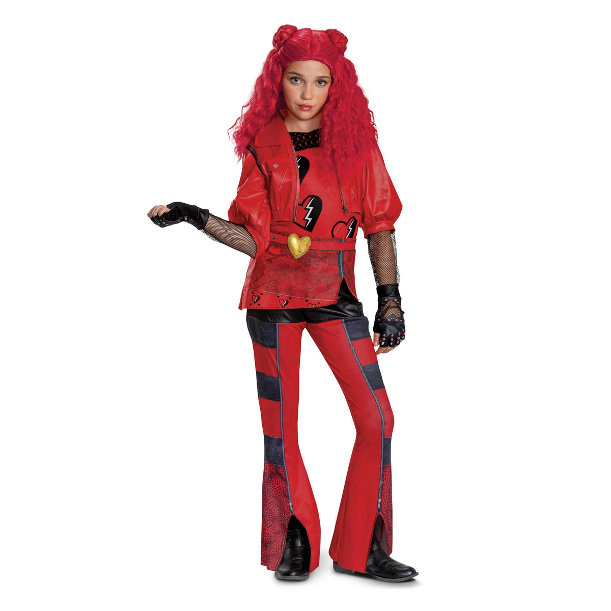 Disguise Descendants Red Deluxe jumpsuit full look for Halloween cosplay