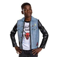 Disguise Eddie jacket top offers authentic Stranger Things style for kids' cosplay