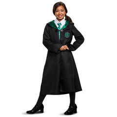 Disguise Slytherin robe satin lining hood adds subtle shine