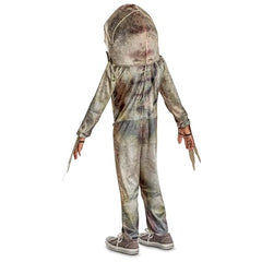 Disguise Distorus Rex headpiece front view creates a dramatic, screen-ready silhouette.