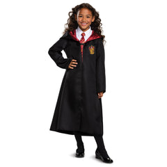 Kids wearing Gryffindor robe during pretend play with Disguise costume.