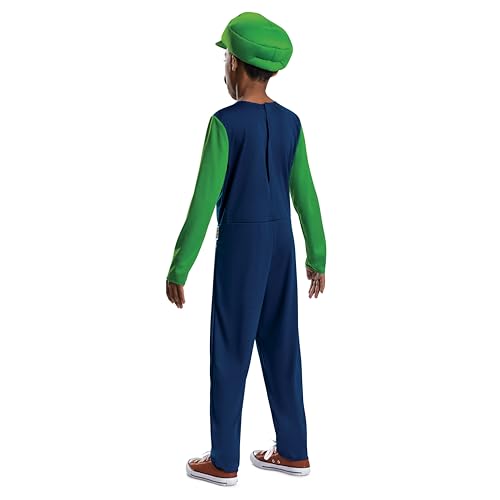 Disguise Luigi Elevated costume hat with L emblem for instant licensed cosplay.