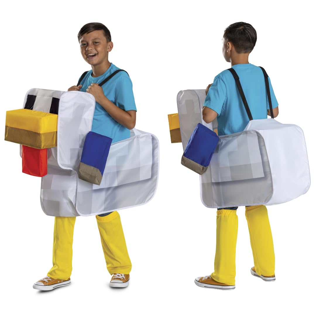 Disguise Minecraft Chicken Jockey ride-on costume for immersive roleplay and easy wear.