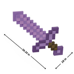 Disguise Minecraft Enchanted Sword detail-pixels, authentic game-inspired texture for authentic look.