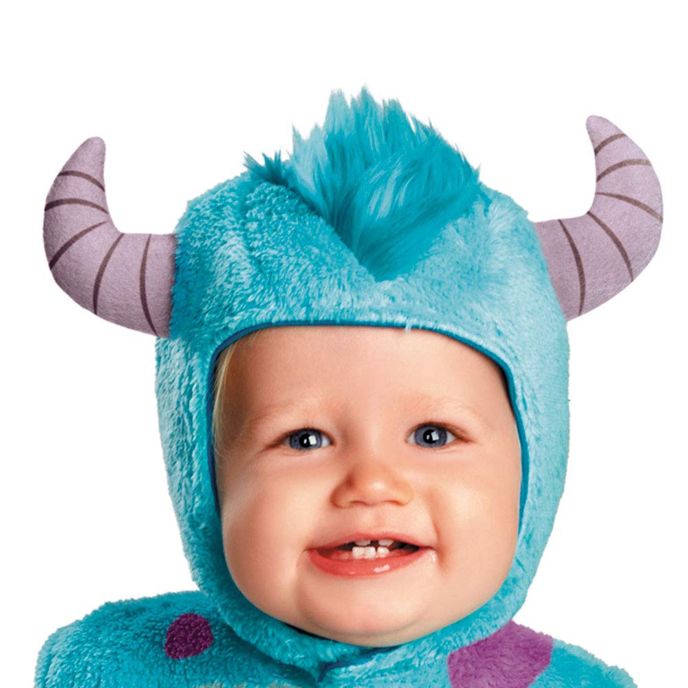 Disguise Sulley detachable tail adds character flair with easy removal.