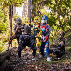 Disguise Optimus Prime muscle jumpsuit fabric texture designed for comfortable wear.