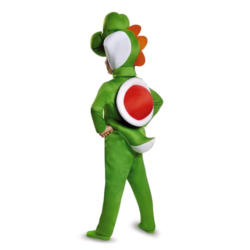 Disguise Yoshi toddler costume with detachable shell for versatile styling and storage