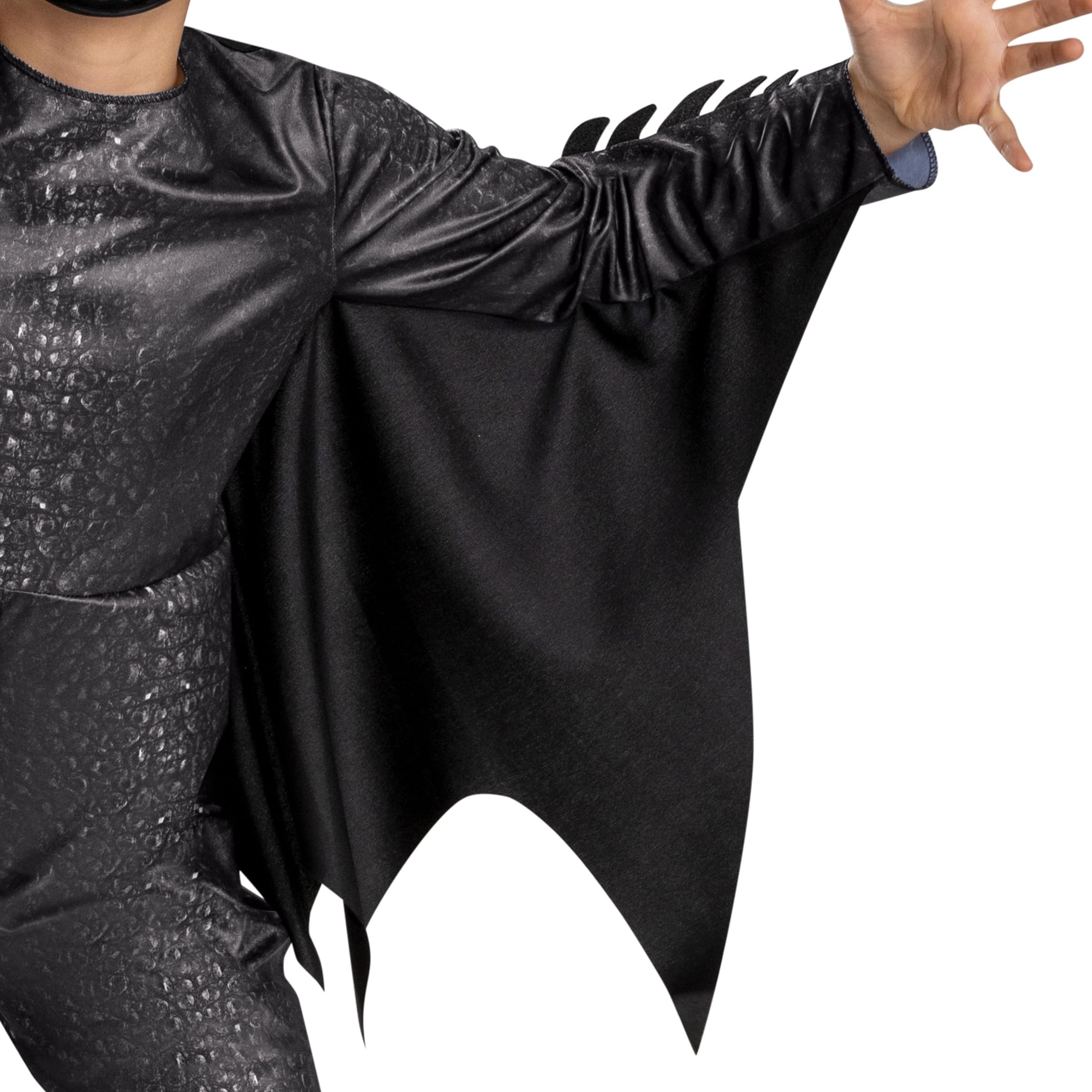 Disguise Toothless costume jumpsuit with attached wings for easy wear