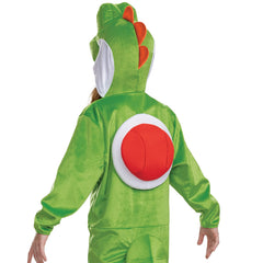 Disguise Yoshi costume white spikes detail for true character design.