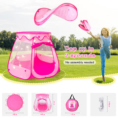 DISHIO hexagonal princess tent with see-through mesh helps you supervise easily
